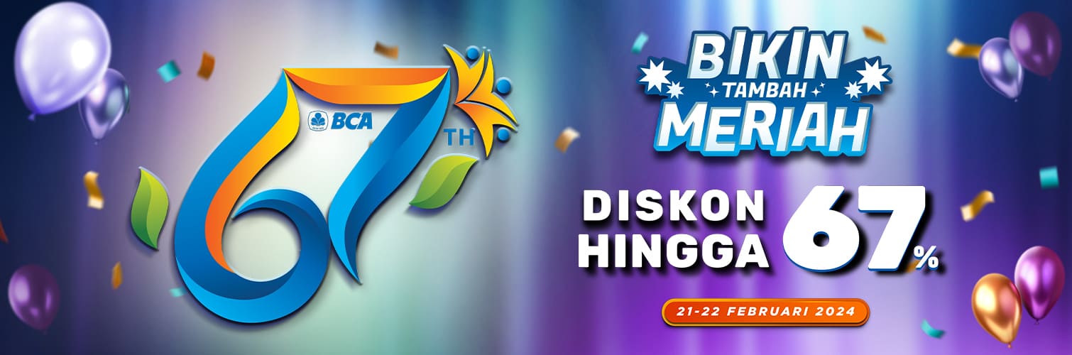 Promo BCA Ulang Tahun ke 67