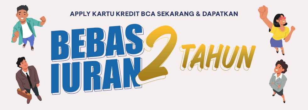 Free Annual Fee 2 Years BCA Credit Card image