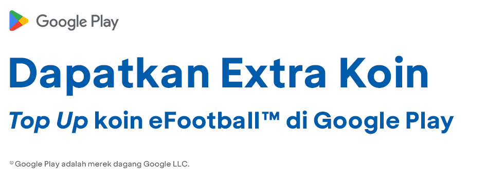 eFootball™ - Get Extra Coins by Topping Up through Google Play image