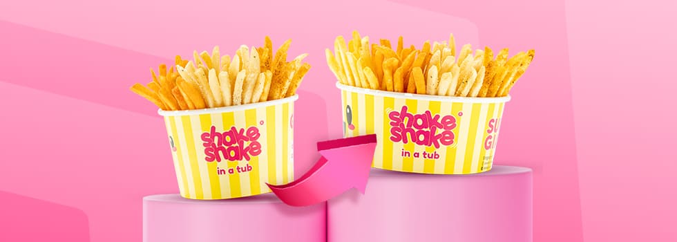 Complimentary upsize from Giant Fries to Super Giant Fries image