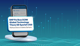 Get Cashback Up To IDR2,5 Million, for investing in BNP Paribas DJIM Global Technology Titans 50 Syariah USD (BNP Paribas Titan) image