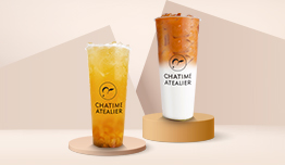 Chatime Atealier - Harga Spesial Rp59.000 Atealier’s Royal Milk Tea + Mango Dice Tea