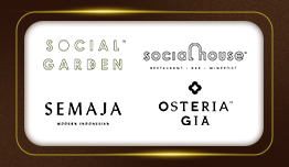 ISMAYA GROUP - Social House, Social Garden, Osteria Gia, Semaja - Discount IDR150,000