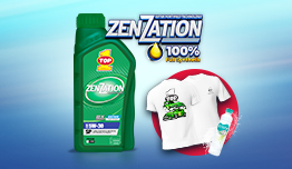 Top 1 - Complimentary for Purchasing or Replacing Top 1 Zenzation Series Oil at Selected Workshops