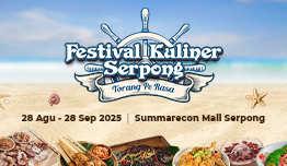 Festival Kuliner Serpong - Get Shopping Voucher IDR 25,000