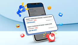 Mobile data discount up to IDR100,000 image