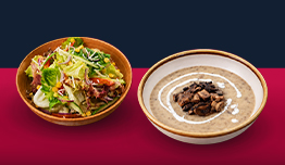 Get Mushroom Soup or Classic Mixed Salad image