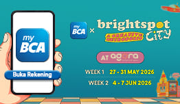 Open a savings account at myBCA and get cashback of up to IDR100,000 image