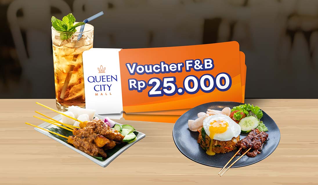 Queen City Mall Semarang  - Dapatkan Voucher F&B Rp25 Ribu