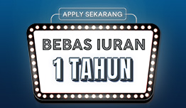 Bebas Uang Iuran 1 tahun pertama image