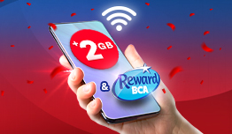 Enjoy Extra Quota 2GB For 3 Months & Extra 15% Reward BCA image