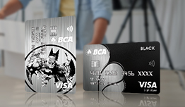 Cashback Up To IDR1,000,000 for BCA Visa Black Credit Card dan BCA Visa Batman Credit Card image