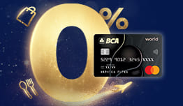 Cicilan BCA 0% hingga 12 Bulan dengan Kartu Kredit BCA Mastercard World image