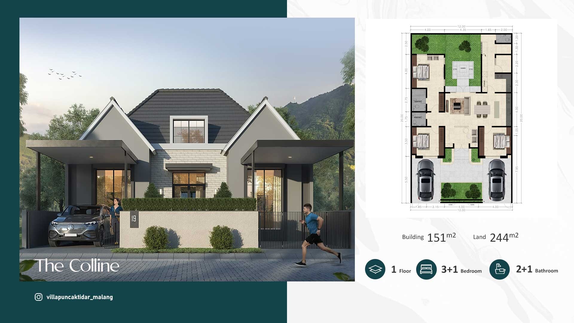 villa puncak tidar