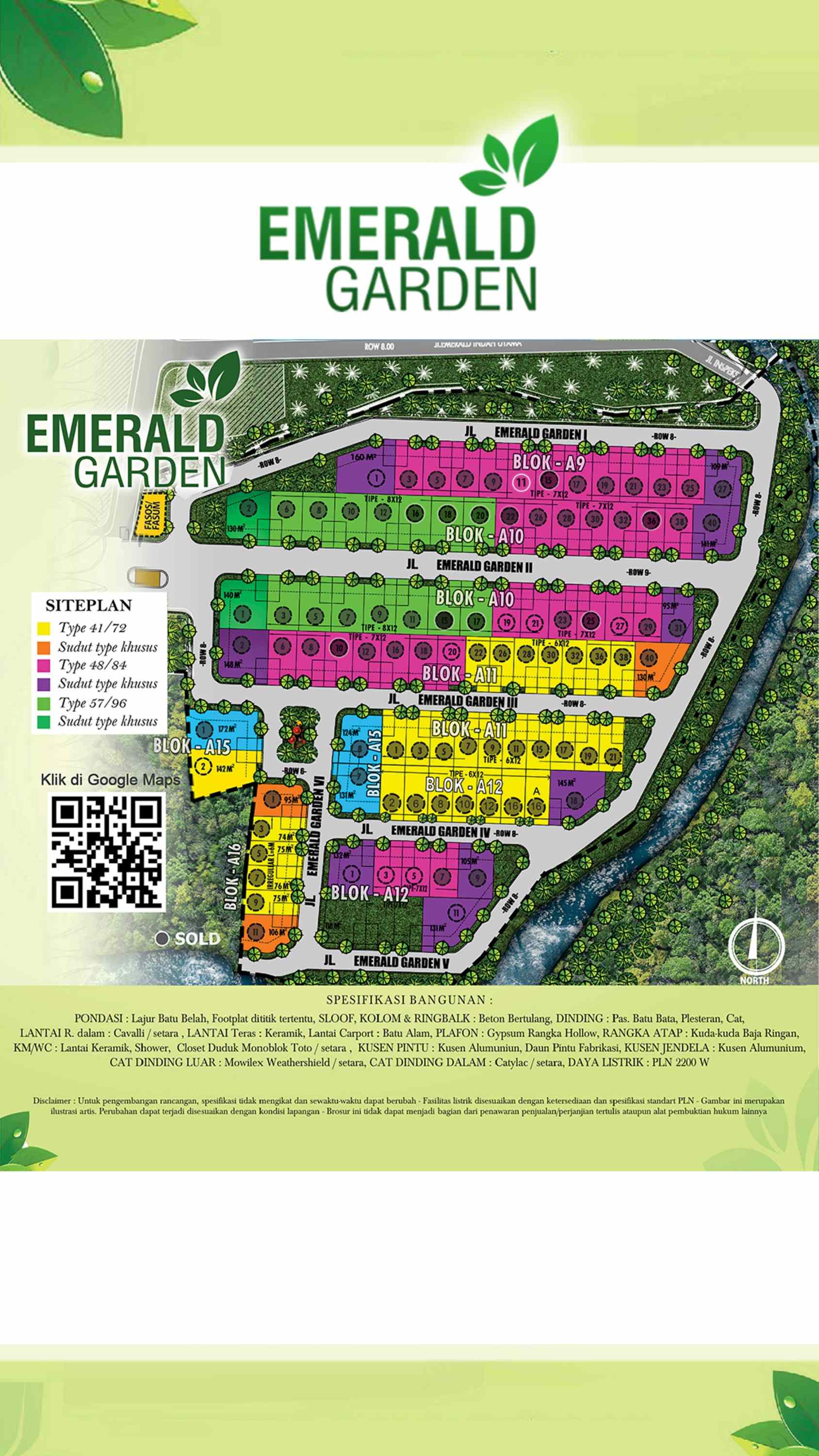 Kawasan Bukit Kencana Jaya - Cluster Emerald Garden & Ruko BKJ