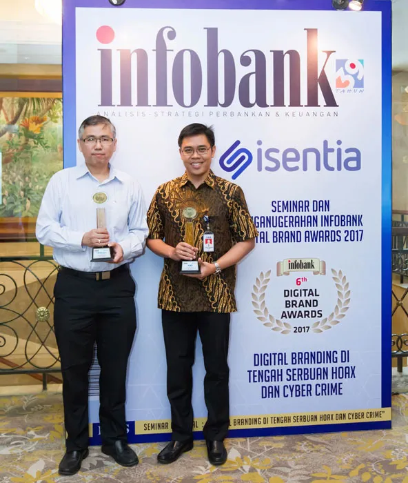 Buktikan Kekuatan Brand di Era Digital,BCA Raih Infobank Digital Brands Awards 2017