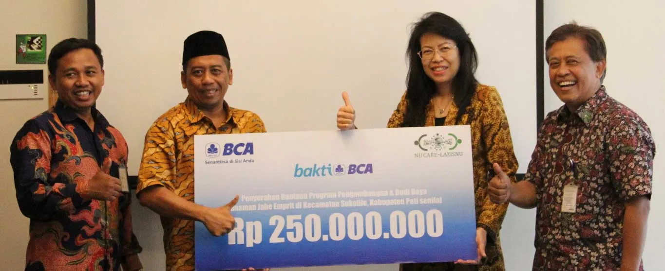 HUT Ke-60 BCA #MenjadiLebihBaik: BCA Salurkan Bantuan Gempa Aceh melalui LAZISNU