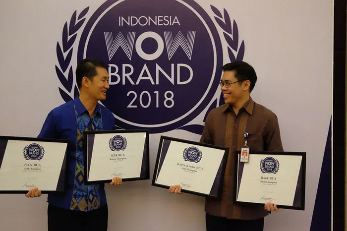 Hadirkan Produk dan Layanan Berkualitas Bagi Nasabah, BCA Raih Penghargaan Indonesia WOW Brand