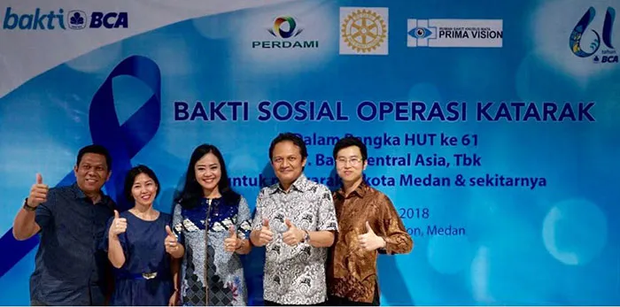 Dukung Masyarakat Hidup Sehat, BCA Kembali Adakan Operasi Katarak Gratis di Medan