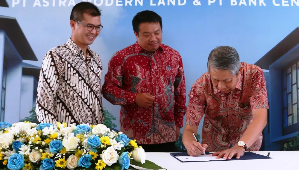 BCA Tandatangani Kerja Sama Kredit Pemilikan Rumah (KPR) dengan Astra Modern Land