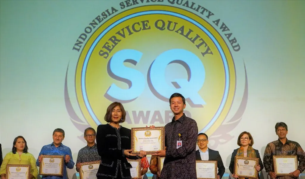 BCA Raih Service Quality Award 2018