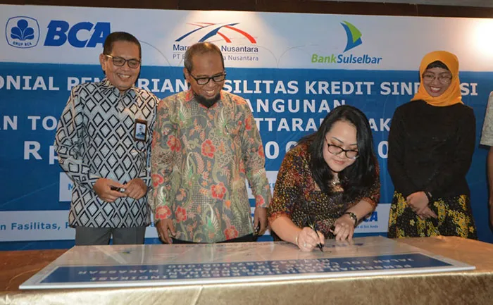BCA Kucurkan Kredit Sindikasi Rp1,32 Triliun untuk Proyek Jalan Tol Layang A.P. Pettarani  