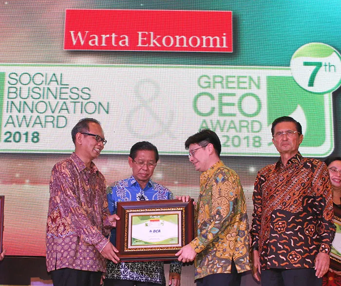 Kembangkan Program Sosial dan Lingkungan, BCA Raih Dua Penghargaan di Social Business Innovation Award & Green CEO 2018
