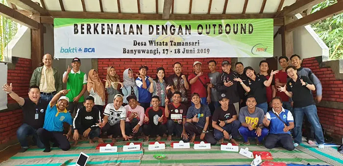 BCA Gelar Pelatihan Pemandu Outbound:Tingkatkan Kepuasan Wisatawan Desa Tamansari