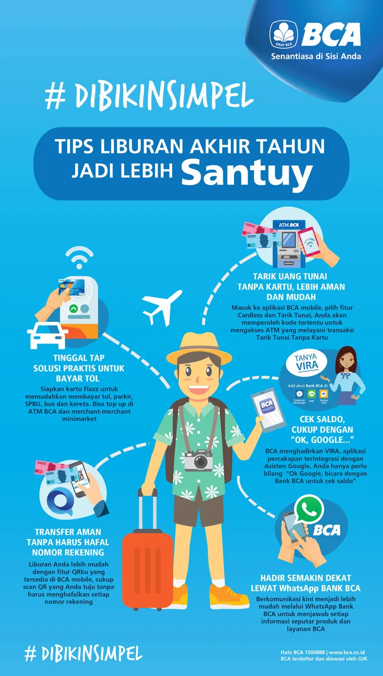 Simak tips liburan akhir tahun berikut ini #DibikinSimpel