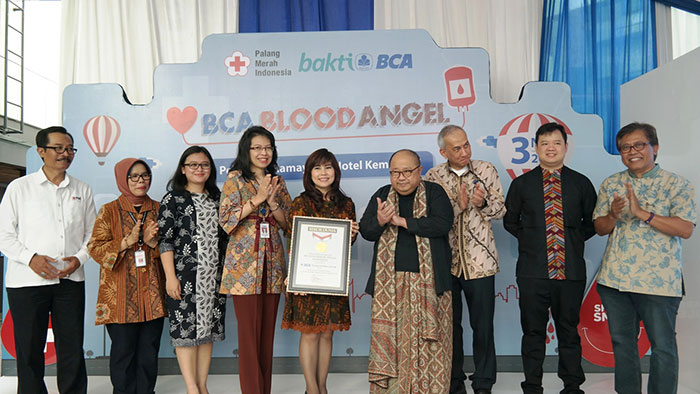 Donor Darah Bakti BCA Pecahkan Rekor MURI