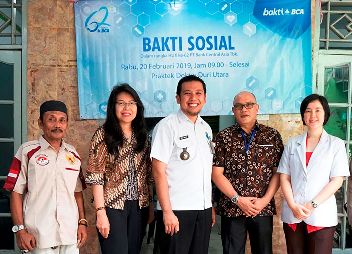 Wujudkan Masyarakat Sehat, BCA Gelar Bakti Sosial Kesehatan di Duri Utara Jelang HUT ke-62 BCA